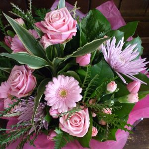 Pretty in Pink! Hand Tied Bouquet
